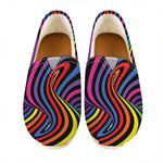 Rainbow Torus Psychedelic Print Casual Shoes