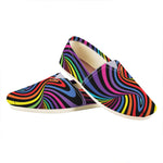 Rainbow Torus Psychedelic Print Casual Shoes
