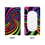 Rainbow Torus Psychedelic Print Changing Pad Cover