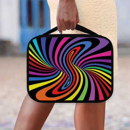 Rainbow Torus Psychedelic Print Classic Bible Case