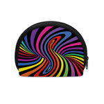 Rainbow Torus Psychedelic Print Coin Purse