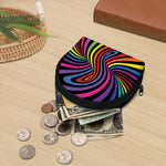 Rainbow Torus Psychedelic Print Coin Purse