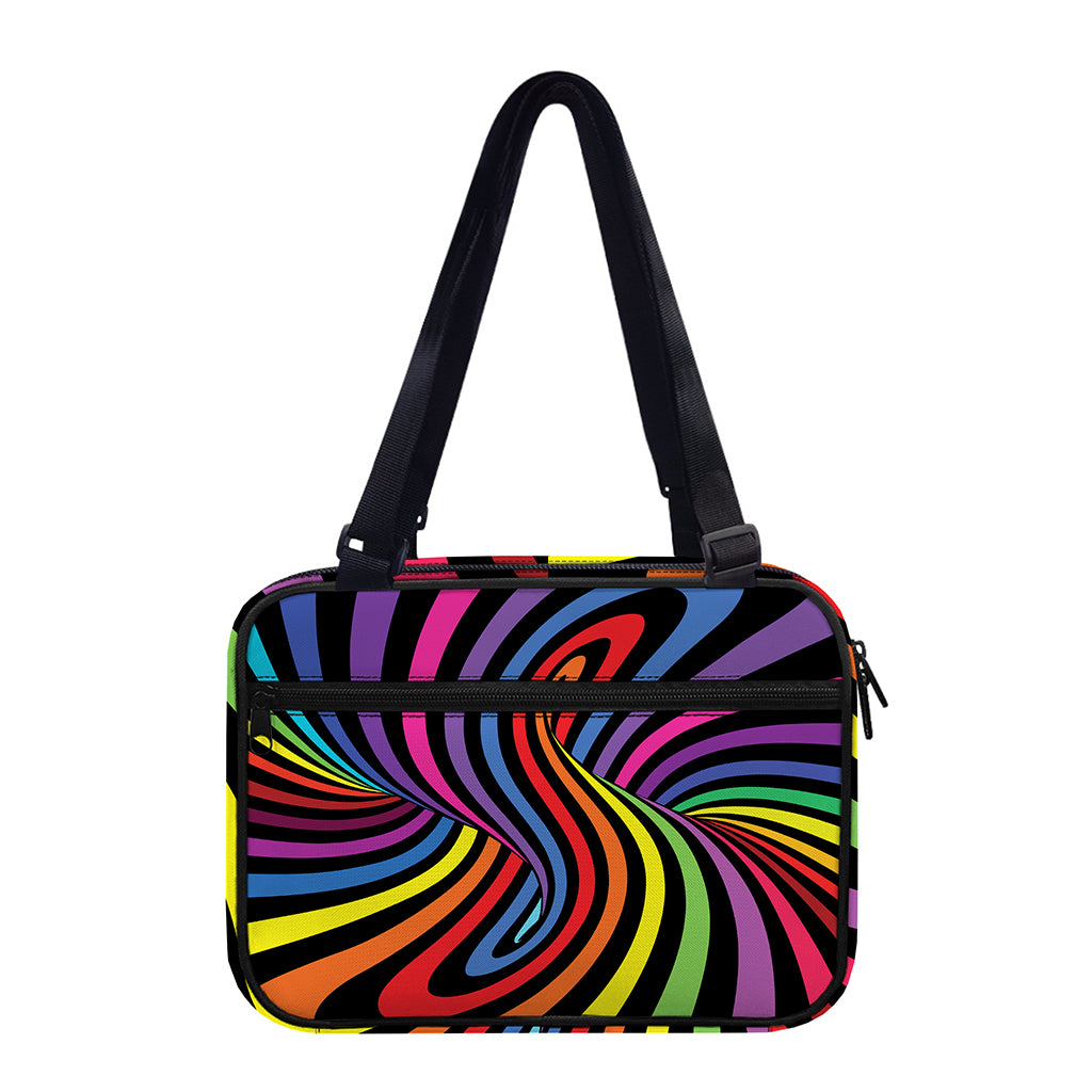 Rainbow Torus Psychedelic Print Double Strap Bible Bag