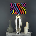 Rainbow Torus Psychedelic Print Drum Lamp Shade