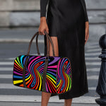 Rainbow Torus Psychedelic Print Duffle Bag