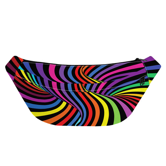 Rainbow Torus Psychedelic Print Fanny Pack