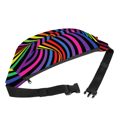Rainbow Torus Psychedelic Print Fanny Pack