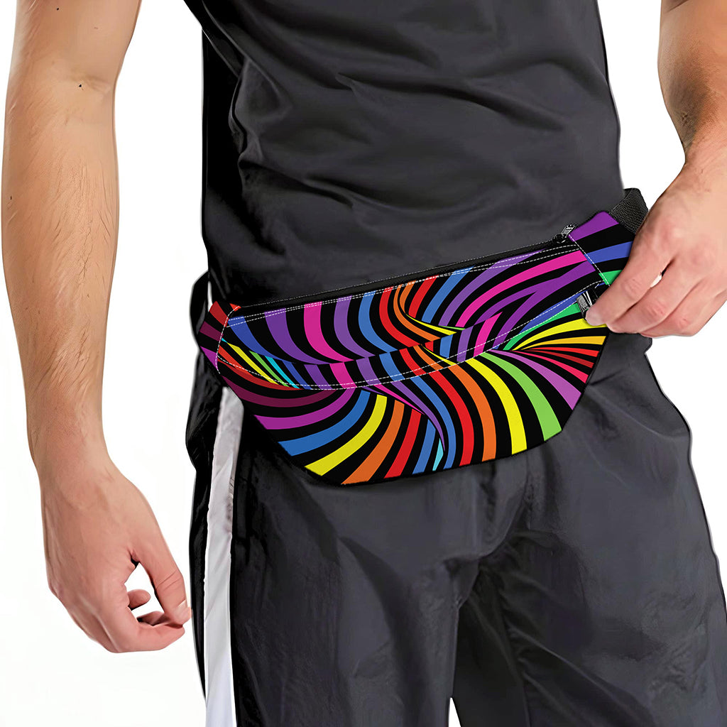 Rainbow Torus Psychedelic Print Fanny Pack