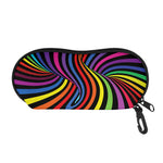 Rainbow Torus Psychedelic Print Glasses Case