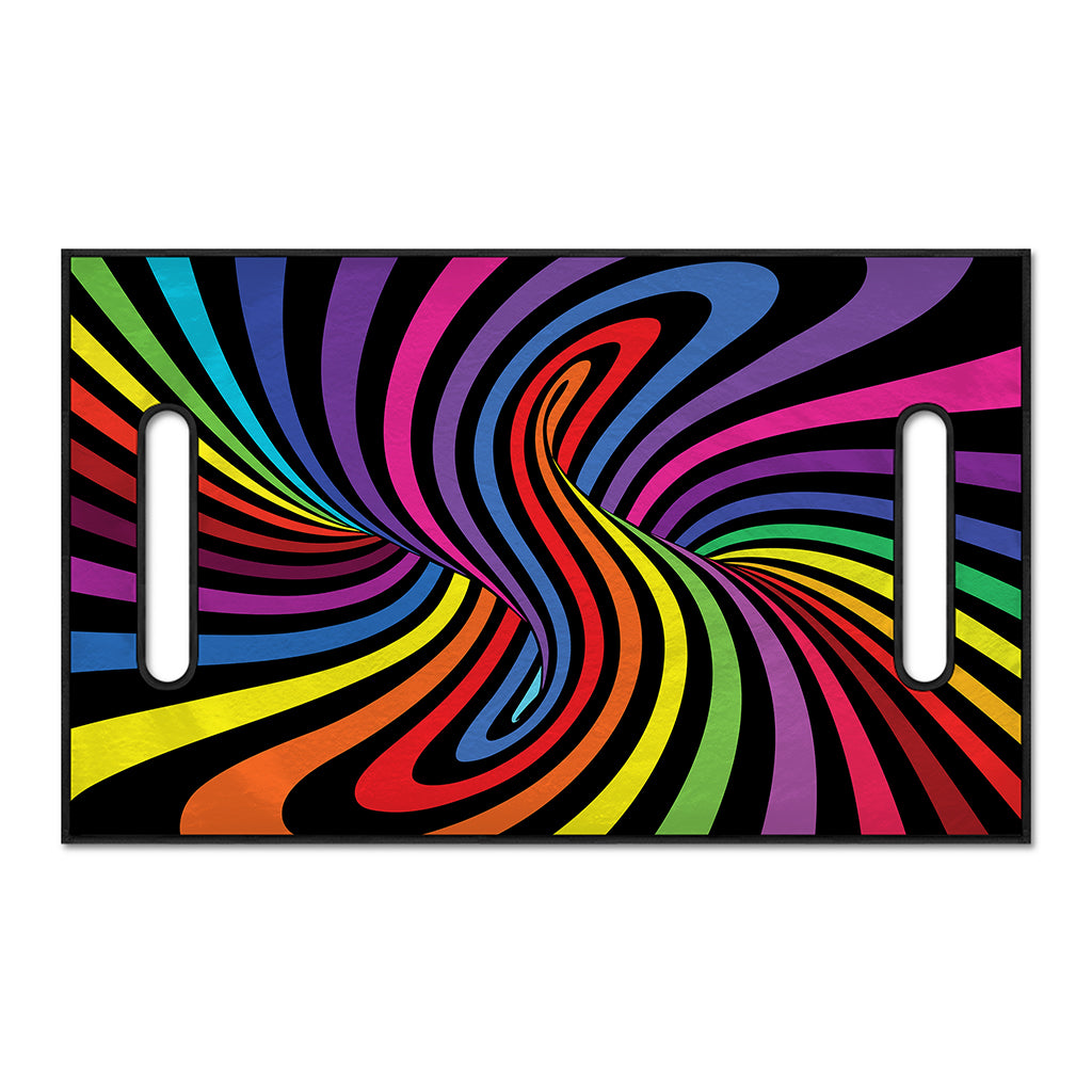 Rainbow Torus Psychedelic Print Golf Cart Seat Cover