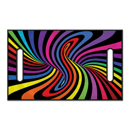 Rainbow Torus Psychedelic Print Golf Cart Seat Cover