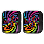 Rainbow Torus Psychedelic Print Handle Covers