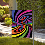 Rainbow Torus Psychedelic Print House Flag