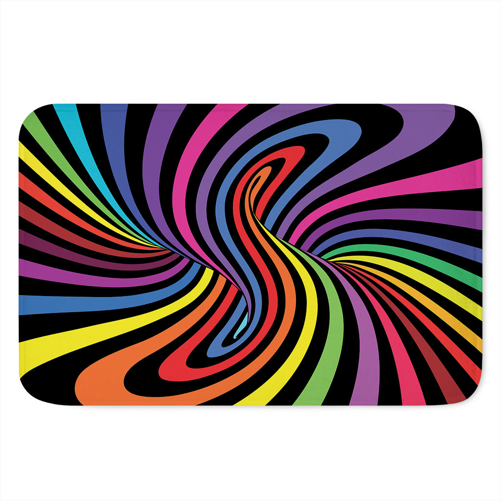 Rainbow Torus Psychedelic Print Indoor Door Mat