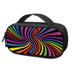 Rainbow Torus Psychedelic Print Insulin Cooler Travel Case