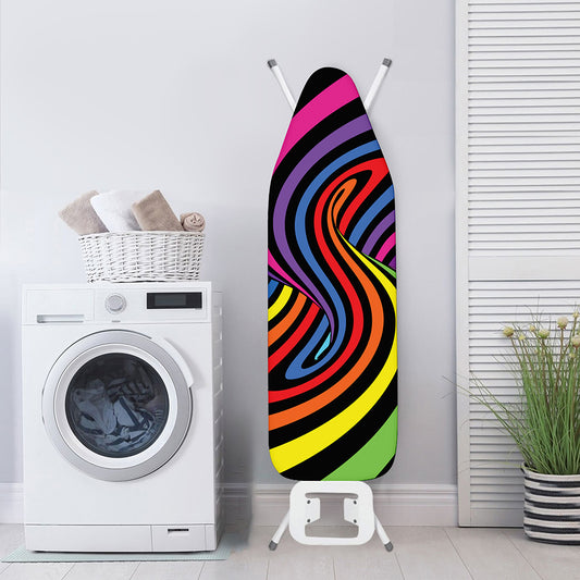 Rainbow Torus Psychedelic Print Ironing Board Cover