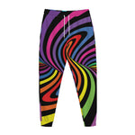 Rainbow Torus Psychedelic Print Jogger Pants