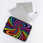 Rainbow Torus Psychedelic Print Laptop Sleeve