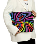Rainbow Torus Psychedelic Print Laptop Sleeve