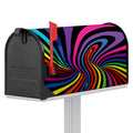 Rainbow Torus Psychedelic Print Mailbox Cover