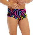 Rainbow Torus Psychedelic Print Men's Briefs