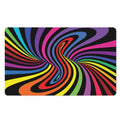 Rainbow Torus Psychedelic Print Polyester Doormat