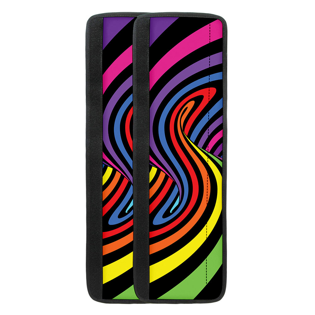 Rainbow Torus Psychedelic Print Refrigerator Handle Covers