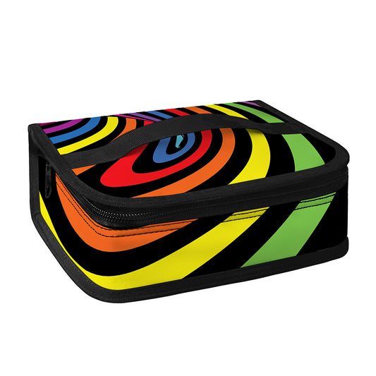 Rainbow Torus Psychedelic Print Small Lunch Bag