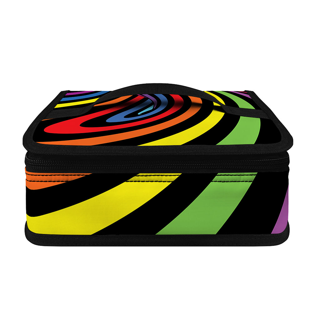 Rainbow Torus Psychedelic Print Small Lunch Bag