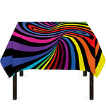 Rainbow Torus Psychedelic Print Tablecloth