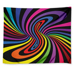 Rainbow Torus Psychedelic Print Tapestry