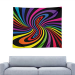 Rainbow Torus Psychedelic Print Tapestry