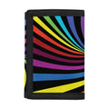 Rainbow Torus Psychedelic Print Trifold Wallet