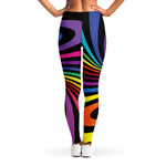 Rainbow Torus Psychedelic Print Women's Leggings