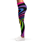 Rainbow Torus Psychedelic Print Women's Leggings