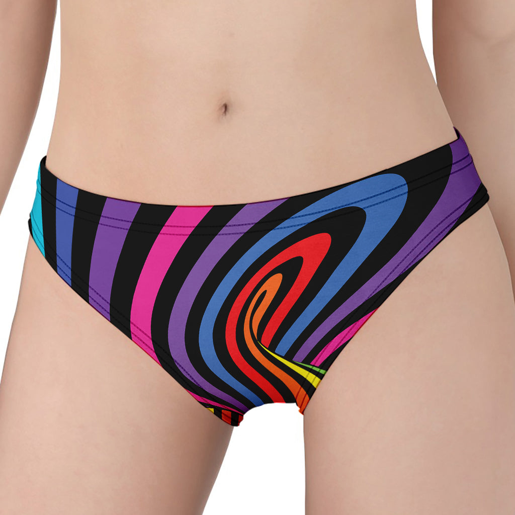 Rainbow Torus Psychedelic Print Women's Panties