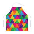 Rainbow Triangles Pattern Print Adjustable Apron