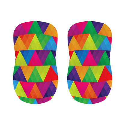 Rainbow Triangles Pattern Print Bar Stool Covers