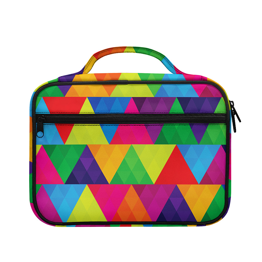 Rainbow Triangles Pattern Print Briefcase Bible Bag