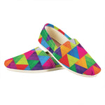 Rainbow Triangles Pattern Print Casual Shoes