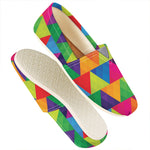 Rainbow Triangles Pattern Print Casual Shoes