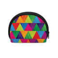 Rainbow Triangles Pattern Print Coin Purse