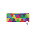 Rainbow Triangles Pattern Print Extended Mouse Pad