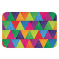 Rainbow Triangles Pattern Print Indoor Door Mat