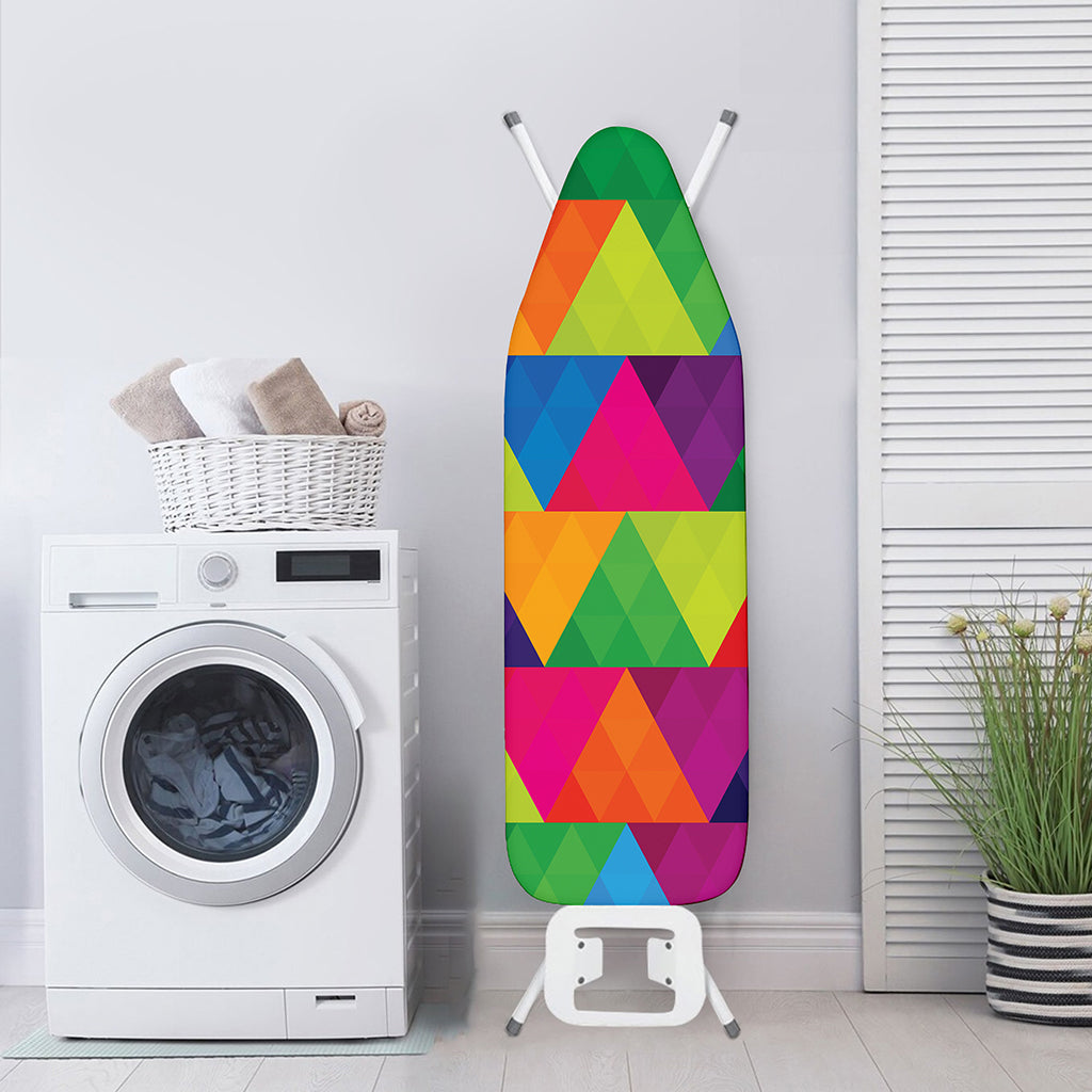 Rainbow Triangles Pattern Print Ironing Board Cover