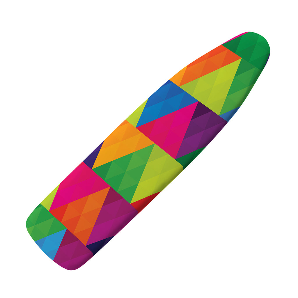 Rainbow Triangles Pattern Print Ironing Board Cover