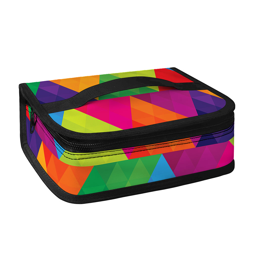 Rainbow Triangles Pattern Print Small Lunch Bag