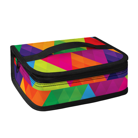 Rainbow Triangles Pattern Print Small Lunch Bag