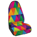 Rainbow Triangles Pattern Print Waterproof Car Seat Cover