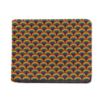 Rainbow Wave Pattern Print Bifold Wallet